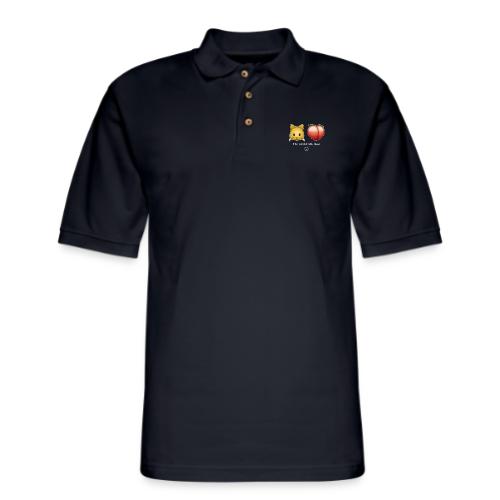 Cat Butt The Aftah Dahk Show - Men's Pique Polo Shirt