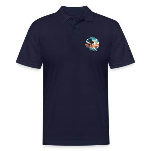 Vintage Summer Vibes - Men's Pique Polo Shirt