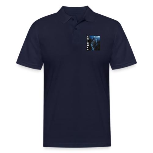 Frozen Code of Science - Men's Pique Polo Shirt