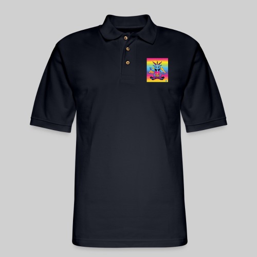 Rainbow Baphomet - Men's Pique Polo Shirt