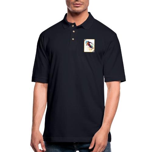 Winter Skiing Escape - Men's Pique Polo Shirt