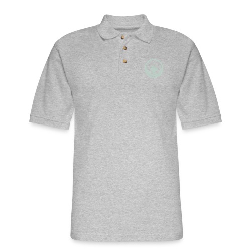 Moonflower Logo - Men's Pique Polo Shirt