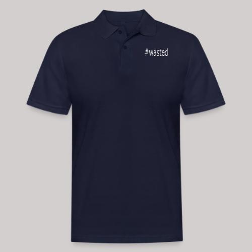 Hashtag Wasted - Men's Pique Polo Shirt