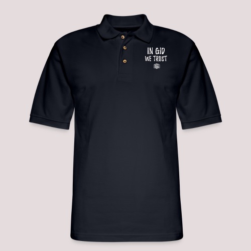 In Gid We Trust - Men's Pique Polo Shirt