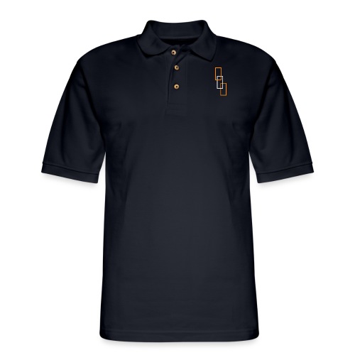 Logo Shapes - Men's Pique Polo Shirt
