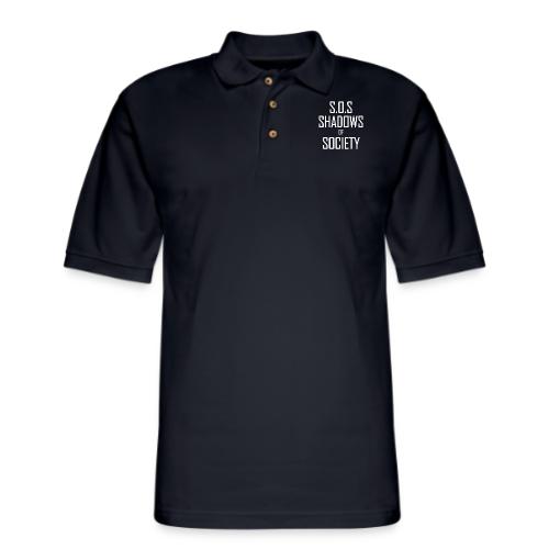Shadows of Society - Men's Pique Polo Shirt