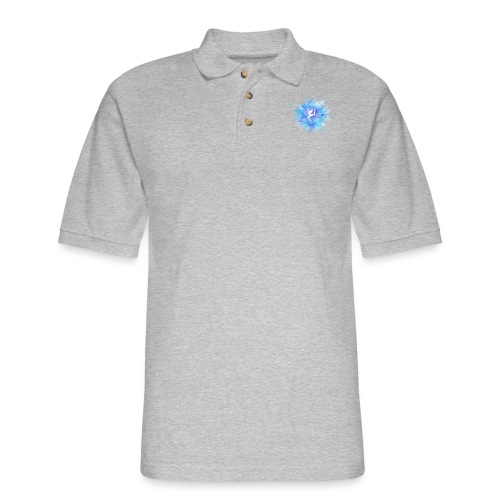 BluePurpleExplosionStagJump - Men's Pique Polo Shirt