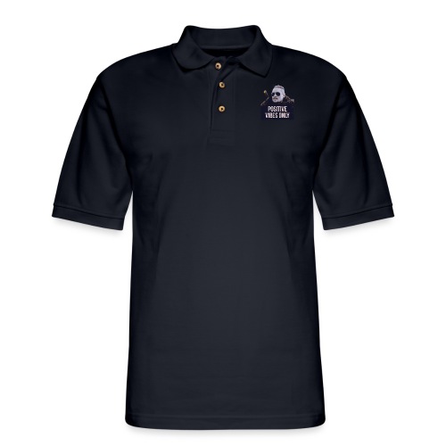Uhtred Positive Vibes Only - Men's Pique Polo Shirt