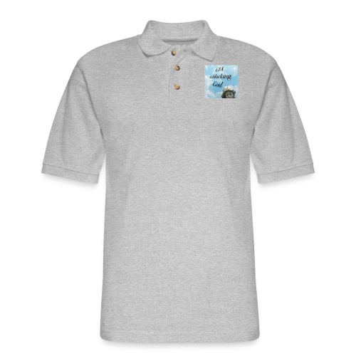 Beyond Top Secret Texan logo - Men's Pique Polo Shirt