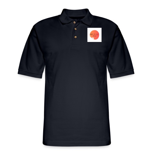 FAL Orange Circle - Men's Pique Polo Shirt