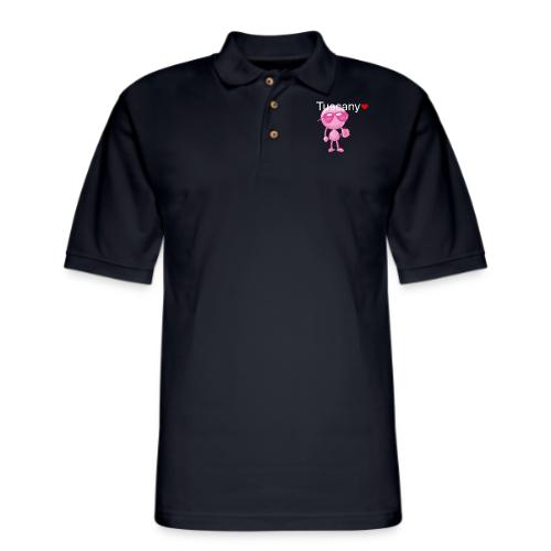 Smoon City_Tuscany Pink - Men's Pique Polo Shirt