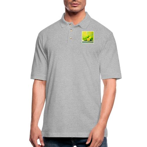 Limes' Bright Summer Pop Design - Men's Pique Polo Shirt