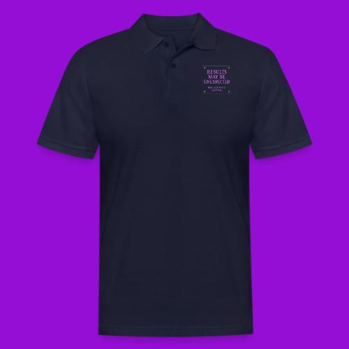 Results - Neon Purple - Men's Pique Polo Shirt