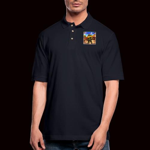Fireman Taco - Men's Pique Polo Shirt