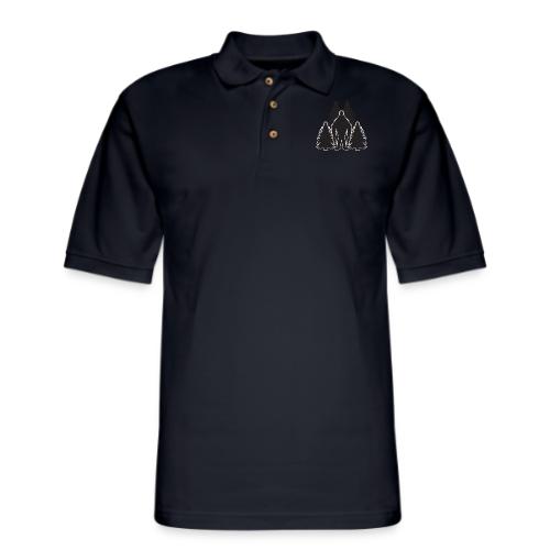 Bigfoot Trees - Men's Pique Polo Shirt