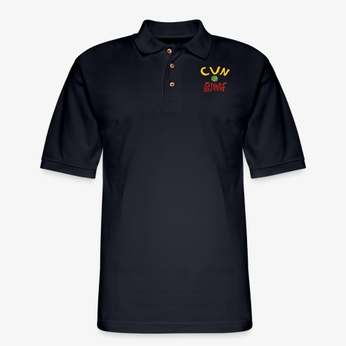 C U N Hell Bloaf Crossover Tee - Men's Pique Polo Shirt