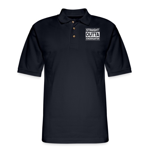 Kreative In Kinder Straight Outta - Men's Pique Polo Shirt