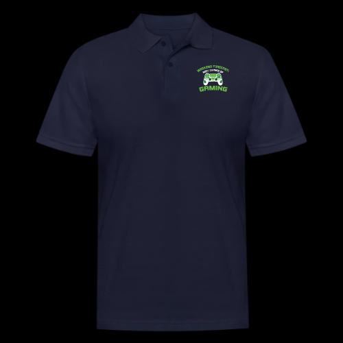 Weekend Forecast: 100% Gaming! - Men's Pique Polo Shirt