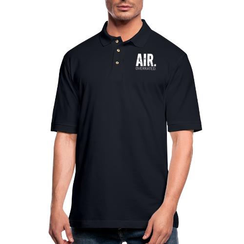 Freediving Apnea Air Overrated Gift Idea - Men's Pique Polo Shirt