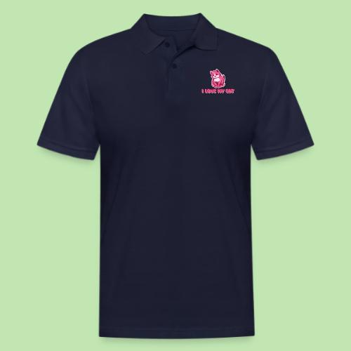 I love my cat - Men's Pique Polo Shirt