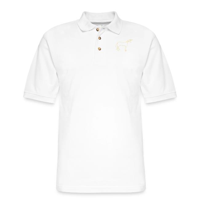 unicorn gold outline