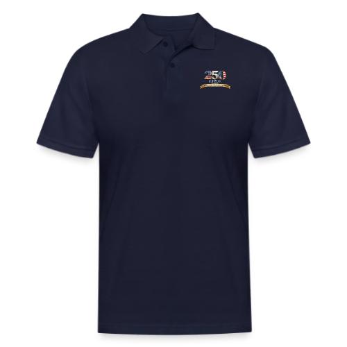 250 USA Liberty Banner - Men's Pique Polo Shirt