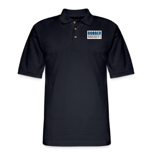 dobberhockey text logo alternate colors - Men's Pique Polo Shirt