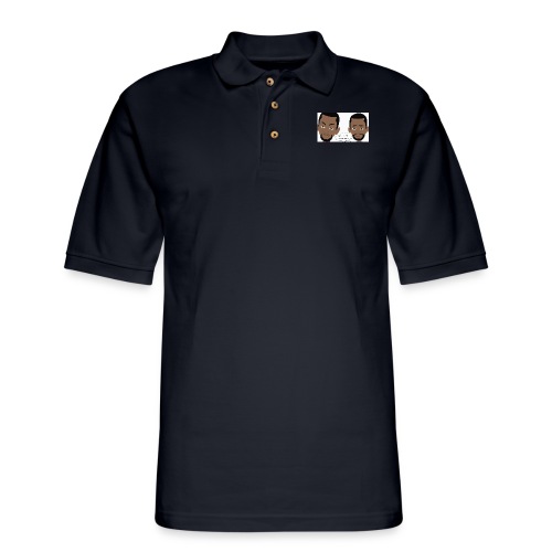 darvis and marvis life quotes - Men's Pique Polo Shirt