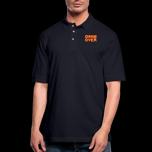 Retro Game Over Screen - Men's Pique Polo Shirt