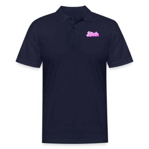BITCH LOGO - Men's Pique Polo Shirt