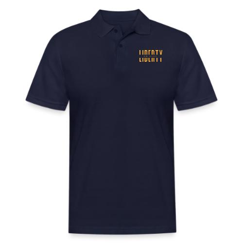 Liberty Or ElseMerchandise with LOGO - Men's Pique Polo Shirt
