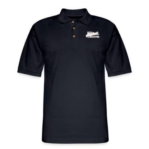 The Heartbeat of America - Men's Pique Polo Shirt