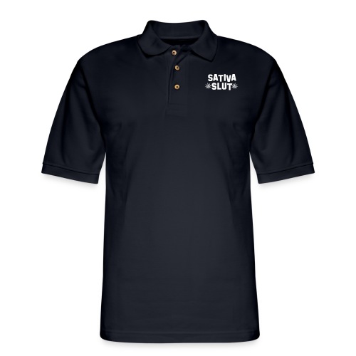 Sativa Slut - Men's Pique Polo Shirt