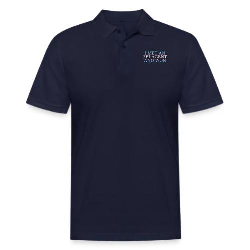 I Met an FBI Agent - Men's Pique Polo Shirt