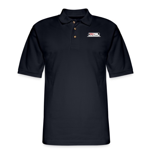 Live Streamer (Oulined) - Men's Pique Polo Shirt