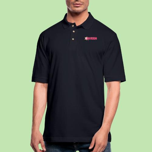 queen high resolution logo transparent 1 - Men's Pique Polo Shirt
