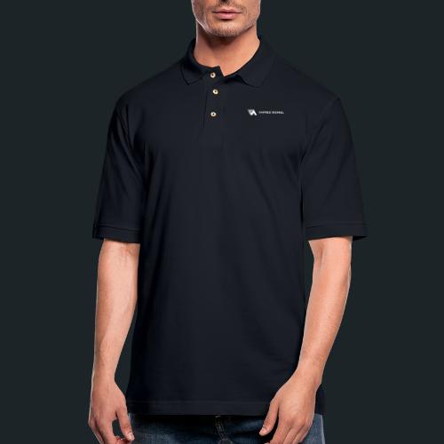 Ahmed Romel - Text logo - Men's Pique Polo Shirt