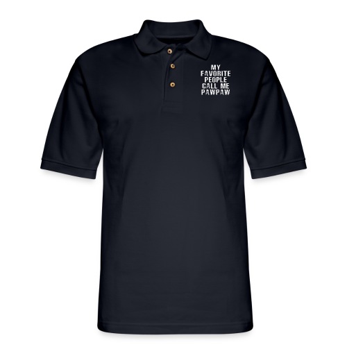 My Favorite People Called me PawPaw - Men's Pique Polo Shirt