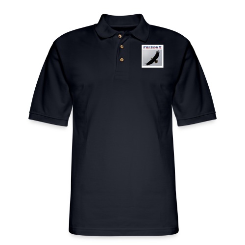 THE EAGLE - Men's Pique Polo Shirt