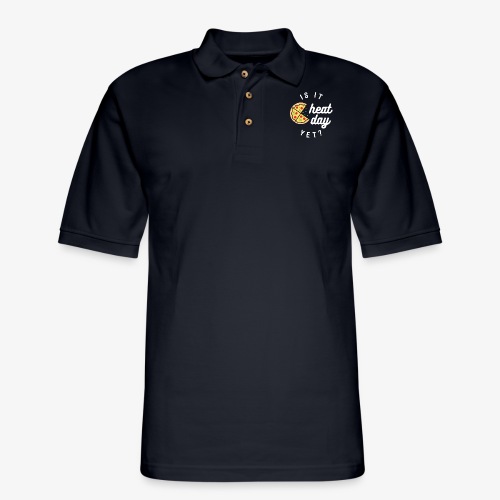 Is It Cheat Day Yet? (Pizza) - Men's Pique Polo Shirt