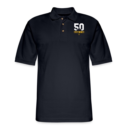 50reasons_final.png - Men's Pique Polo Shirt