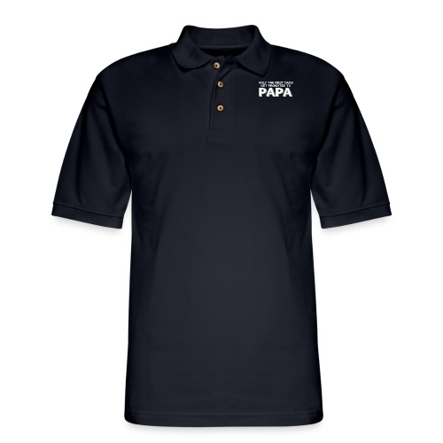 Only The Best Dads Get Promoted to Papa - Men's Pique Polo Shirt