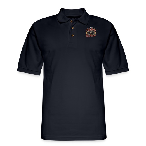 Adulting requires Wine - Men's Pique Polo Shirt