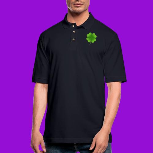 Four leaf clover - Men's Pique Polo Shirt