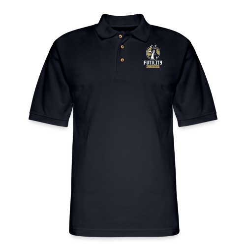 Futility Closet Logo - Reversed - Men's Pique Polo Shirt