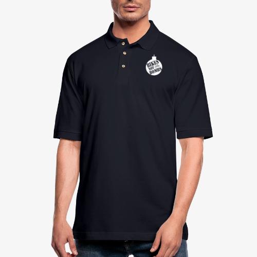 Bikes Not Bombs - Men's Pique Polo Shirt