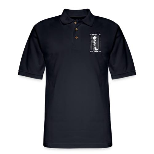 In Memory Of Our Soldiers - Men's Pique Polo Shirt