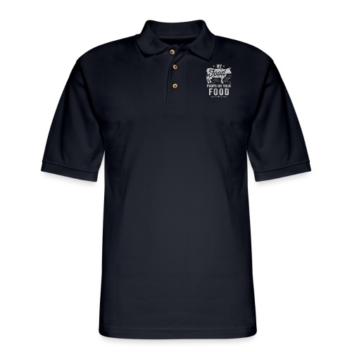 My Food Poops on Your Food - Men's Pique Polo Shirt