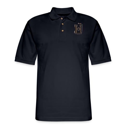 Camera Sketches - Brownie Target 16 - Men's Pique Polo Shirt
