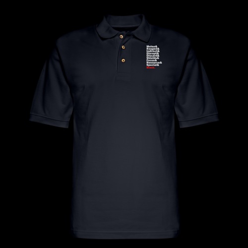 Discard to Reroll - Sides of the Die - Men's Pique Polo Shirt